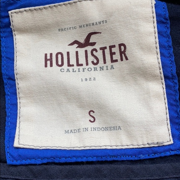 Hollister hooded navy jacket (s) - Picture 6 of 7